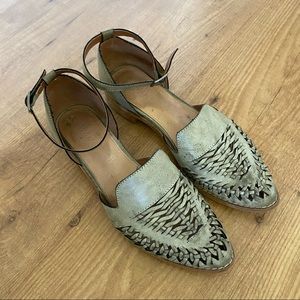 Distressed Mi.iM Leather shoes